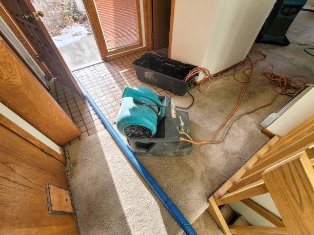 Water damage restoration process in MD